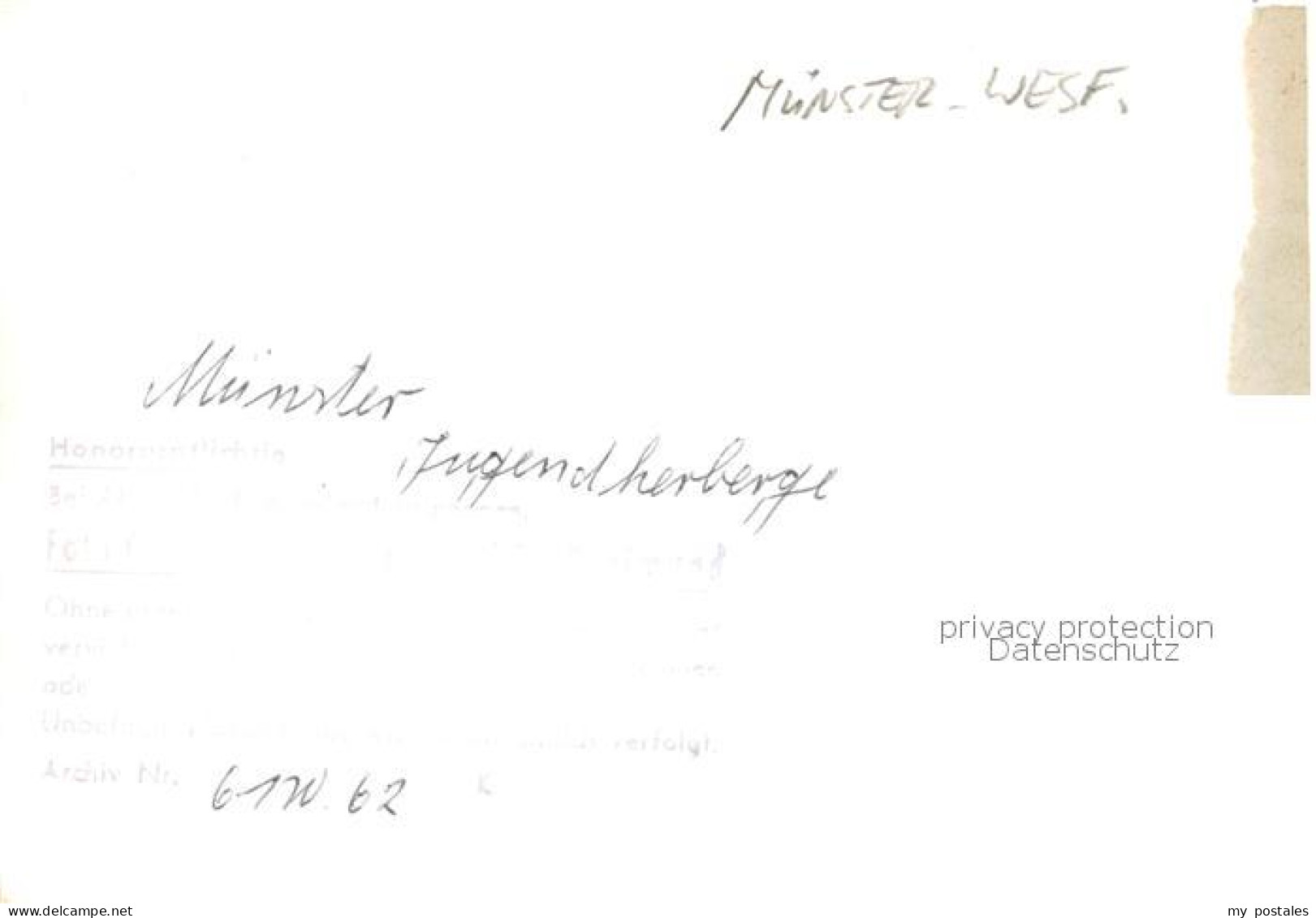 73831989 Muenster Westfalen Jugendherberge Muenster Westfalen - Muenster