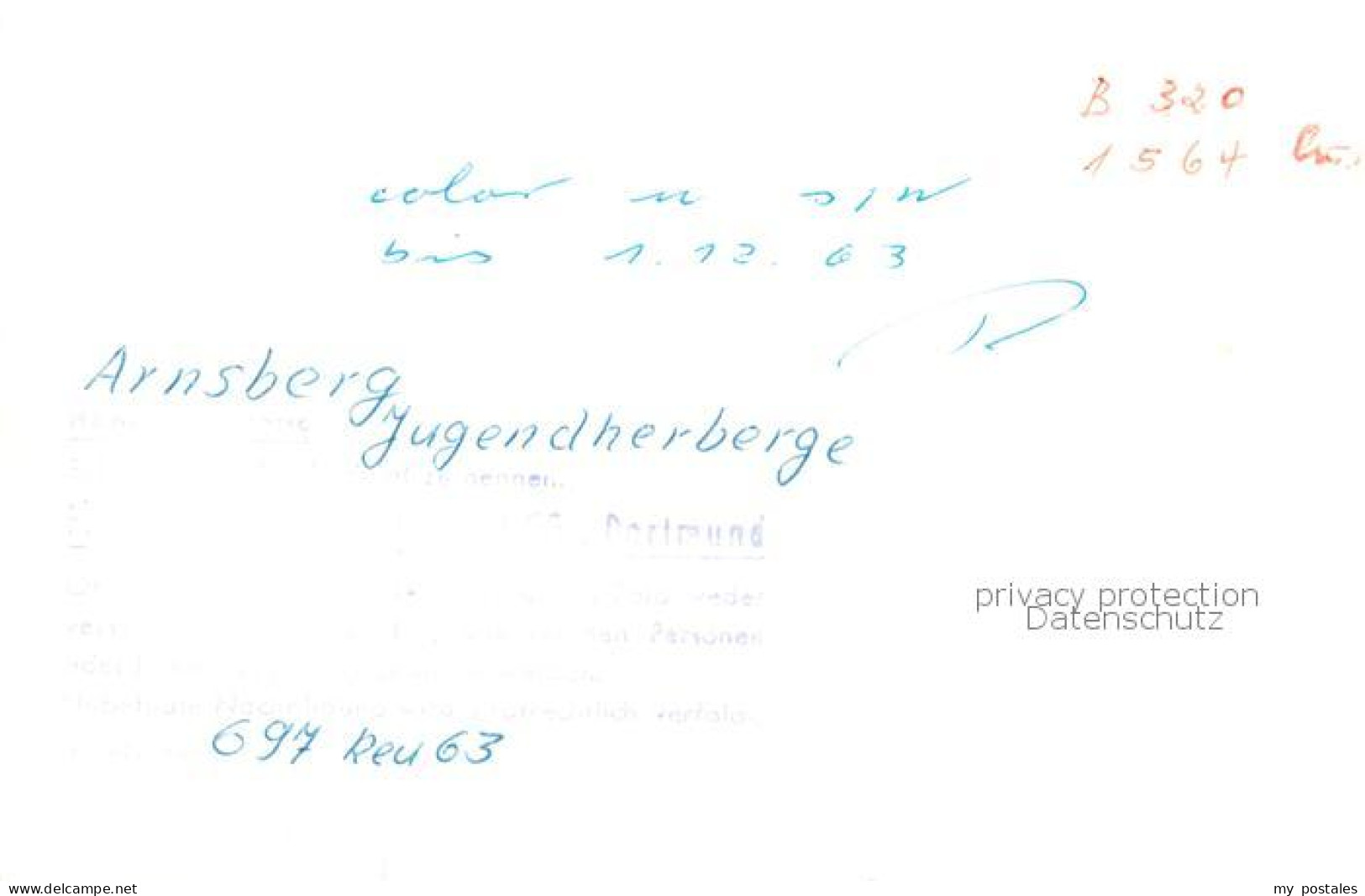 73831973 Arnsberg  Westfalen Jugendherberge  - Arnsberg