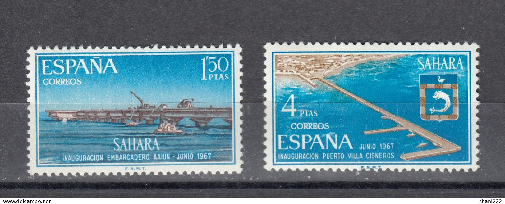 Spanish Sahara, 1967 Harbours   (e-839) - Spanische Sahara