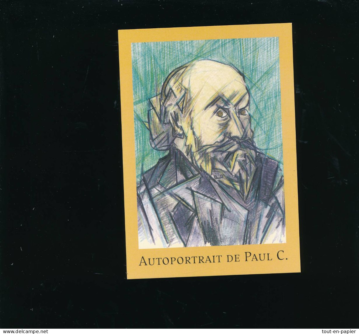 CPSM    - Pierre Ravage -  Autoportrait De Paul C ( Cézanne) - 1998 - Peintures & Tableaux