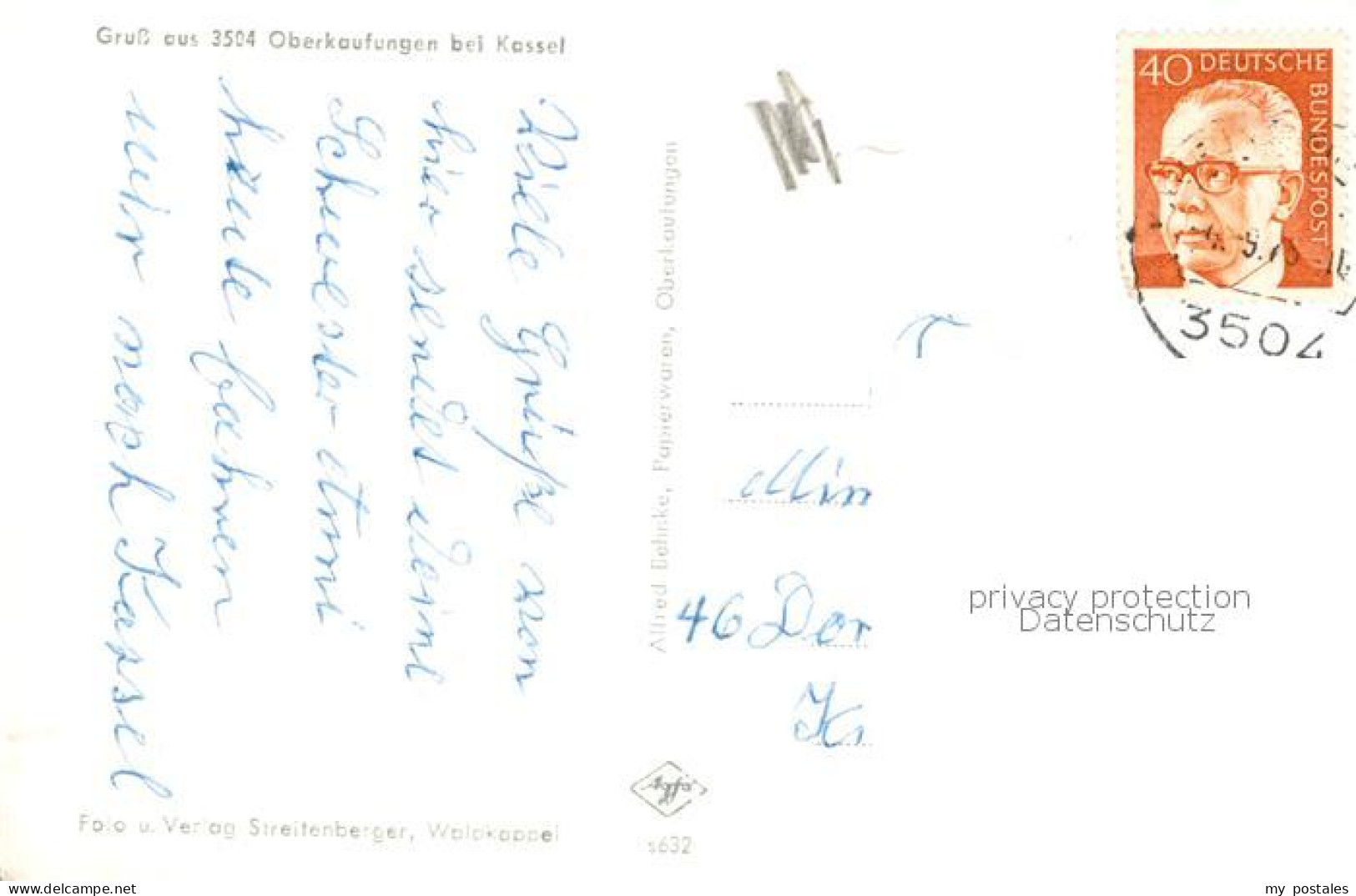 73831934 Oberkaufungen Fliegeraufnahme Oberkaufungen - Other & Unclassified