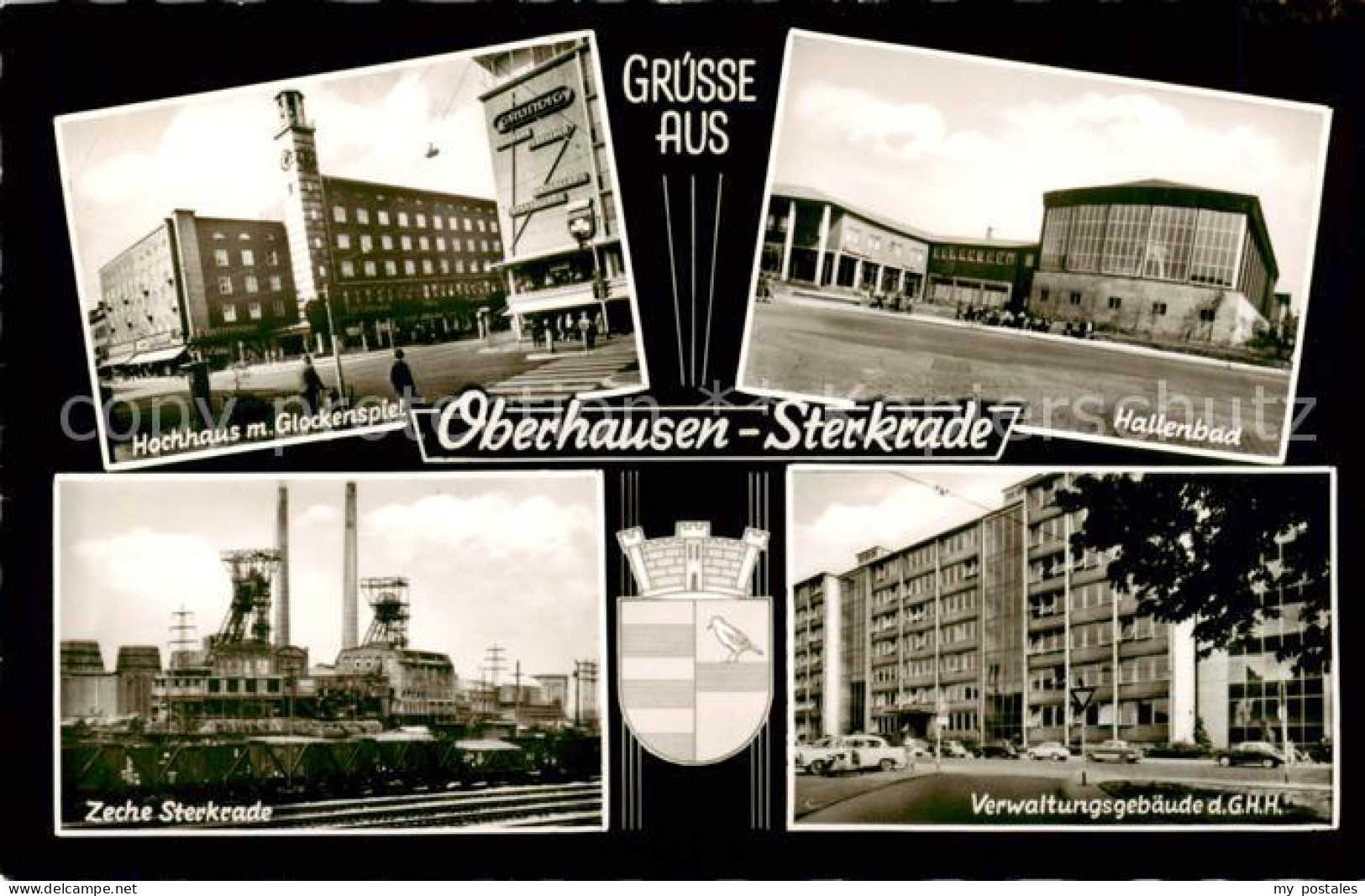 73831921 Sterkrade Hochhaus Mit Glockenspiel Hallenbad Zeche Sterkrade Verwaltun - Oberhausen