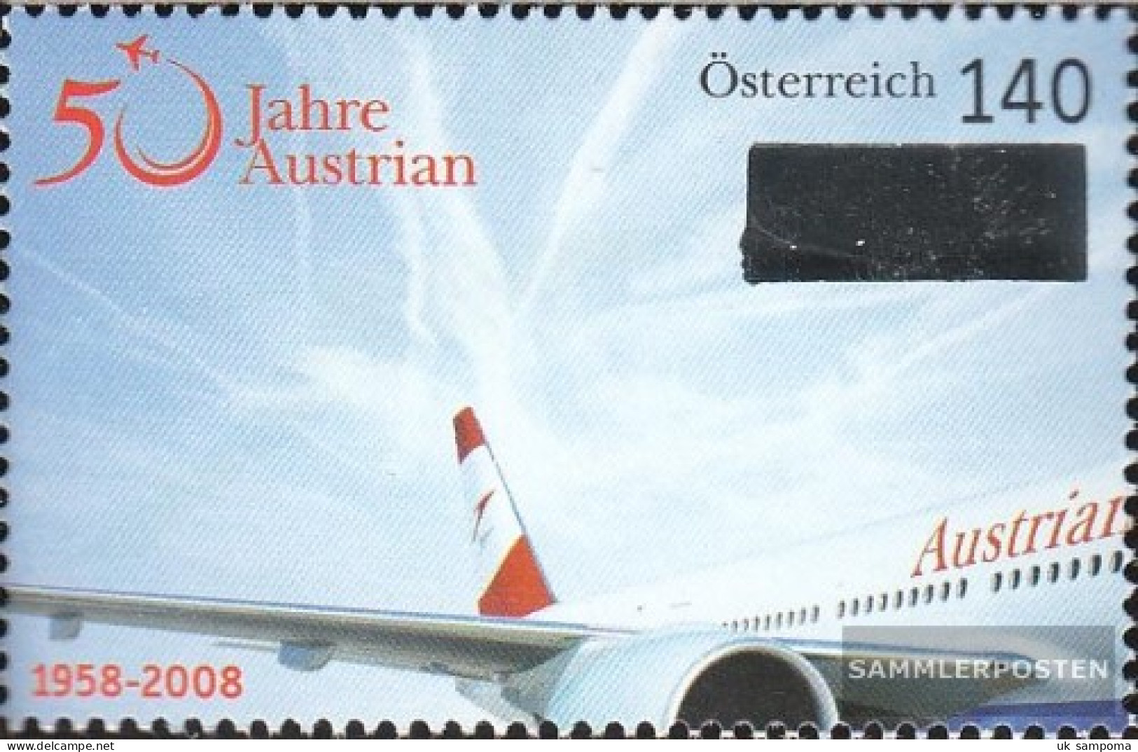 Austria 2718 (complete Issue) Unmounted Mint / Never Hinged 2008 Austrian Airlines - Unused Stamps