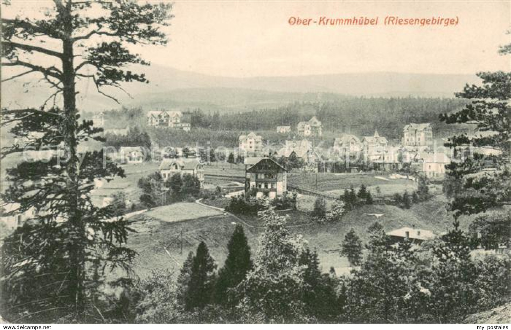 73831817 Ober-Krummhuebel Karpacz Riesengebirge PL Panorama  - Poland