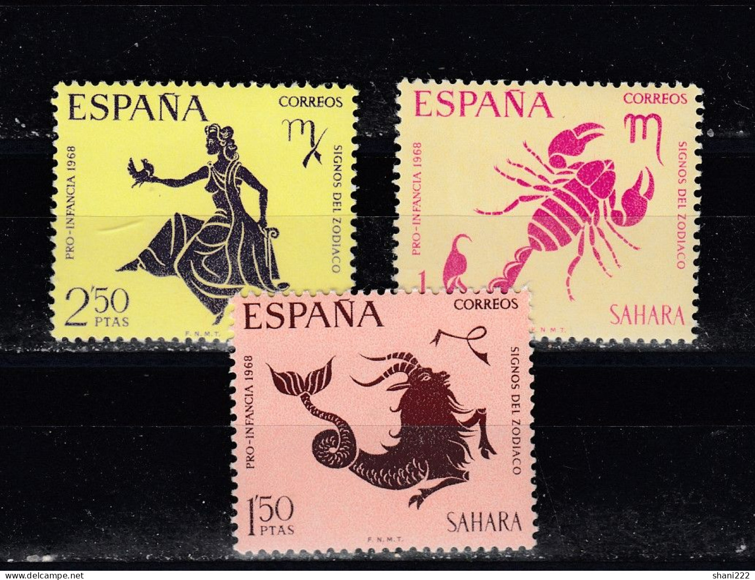 Spanish Sahara, 1967 Animals   (e-840) - Spanish Sahara