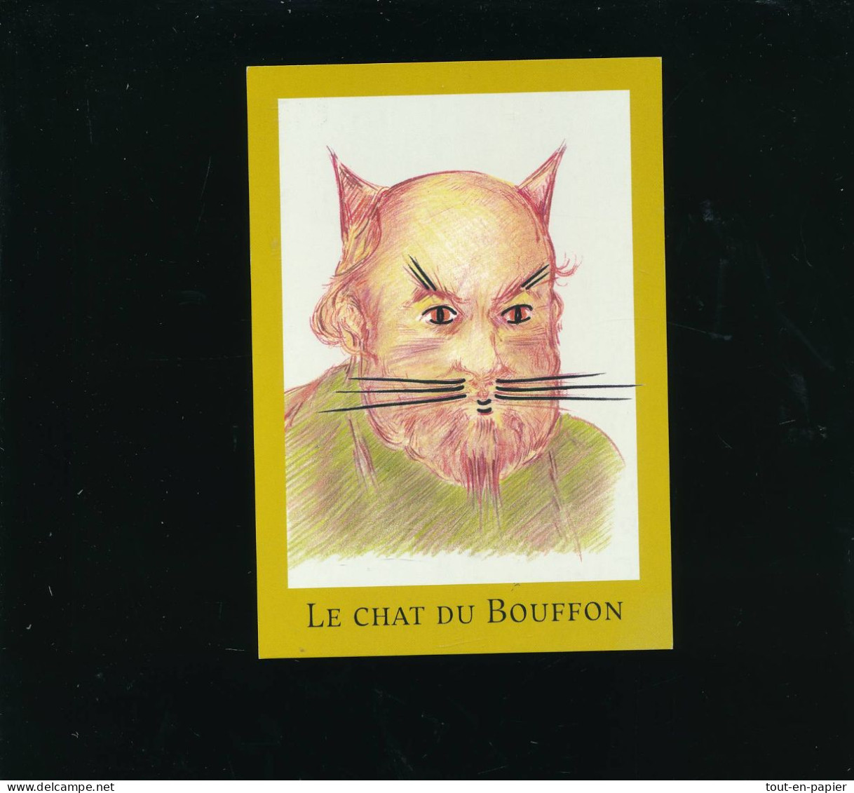 CPM    - Pierre Ravage -  Le Chat Du Bouffon - 2005 - Paintings