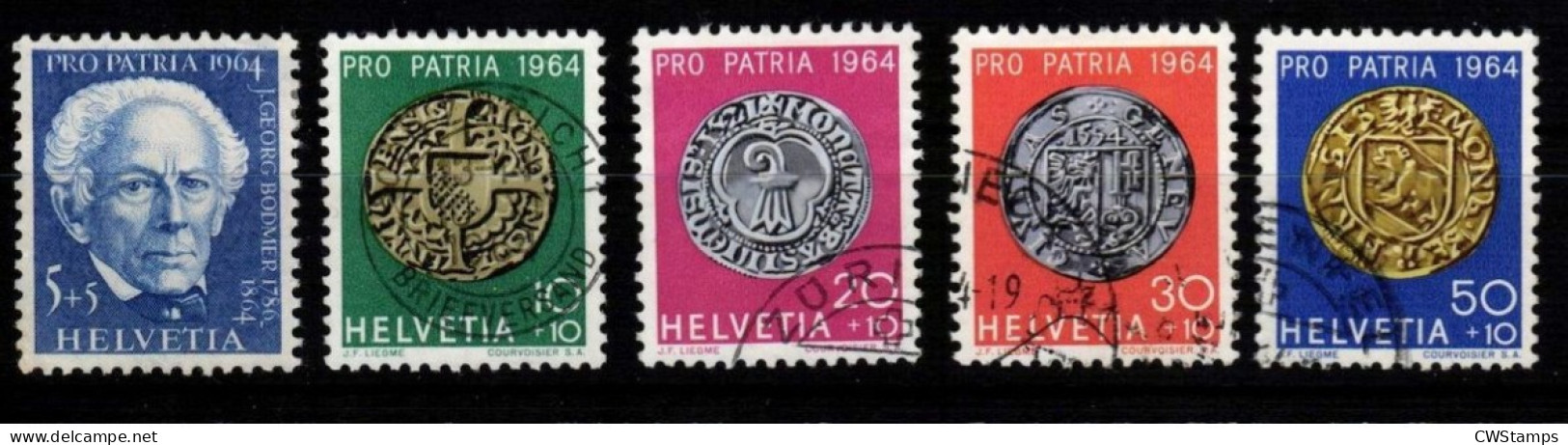 .. Zwitserland  1964  Mi 795/99 - Used Stamps