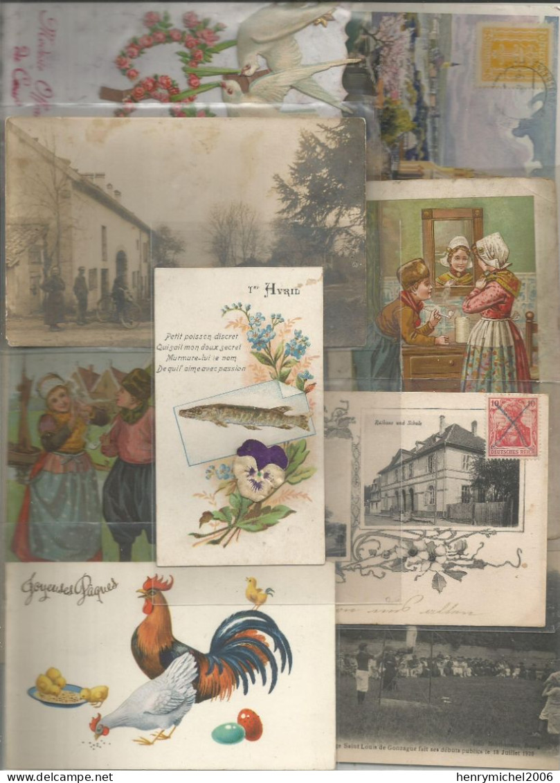 Lot D 'env . 1700  Cpa Cpsm Petit Format Types Petites Cartes Et " Drouilles " - 500 Postcards Min.