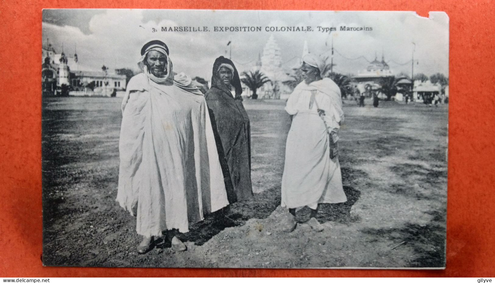 CPA (13) Marseille. Exposition Coloniale. Types Marocains.(7A.1208) - Colonial Exhibitions 1906 - 1922