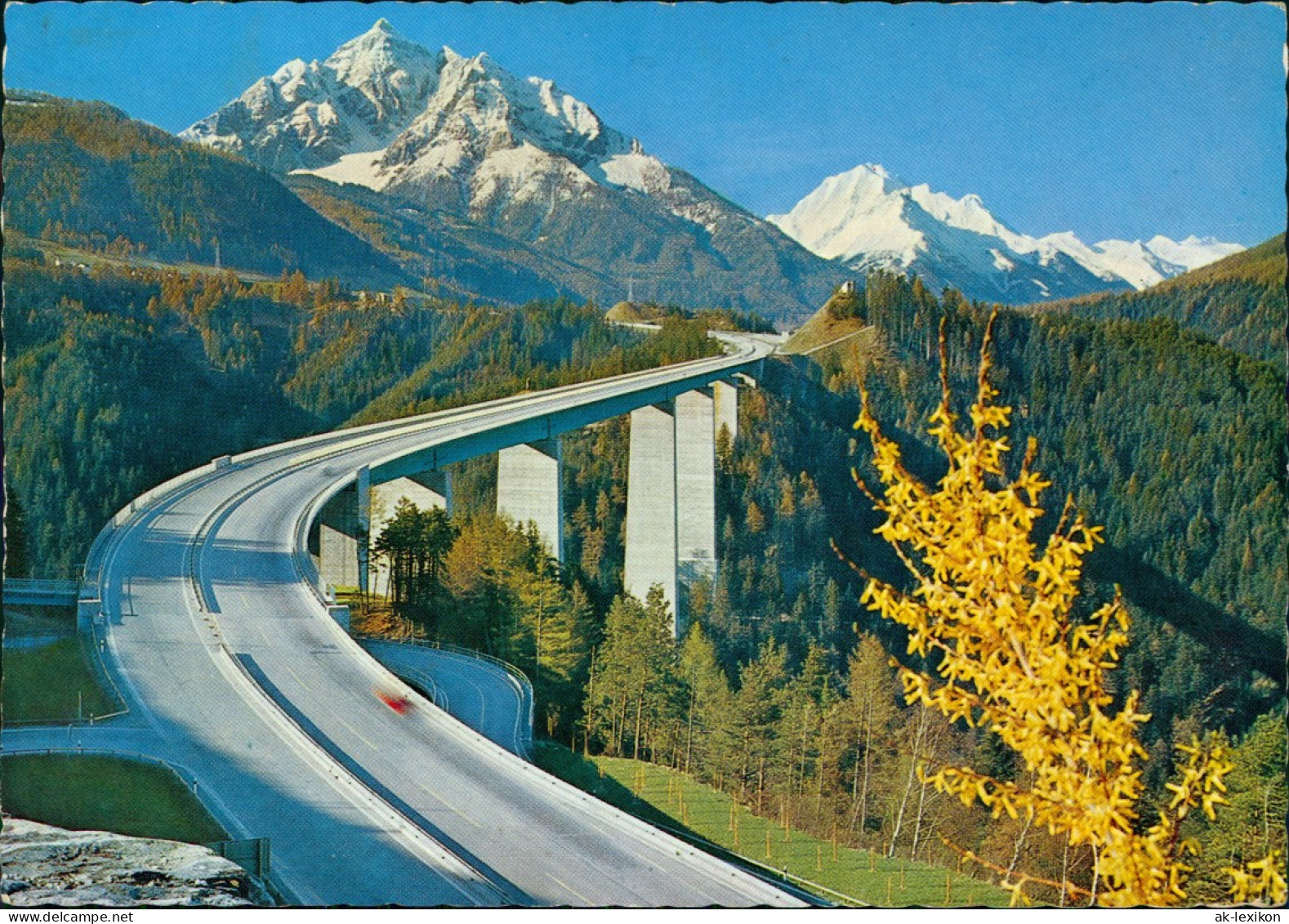 Innsbruck Umland-Ansicht Mit Europa Brücke In Tirol über Dem Silltal 1980 - Innsbruck