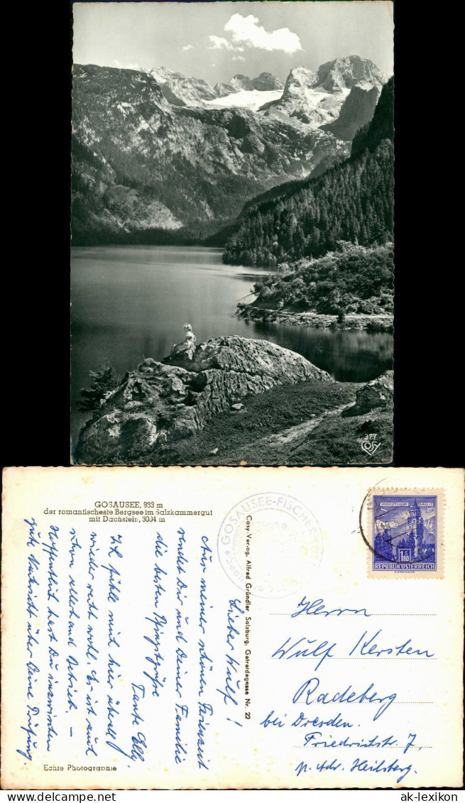 Ansichtskarte Gosau GOSAUSEE Bergsee Im Salzkammergut 1970 - Sonstige & Ohne Zuordnung