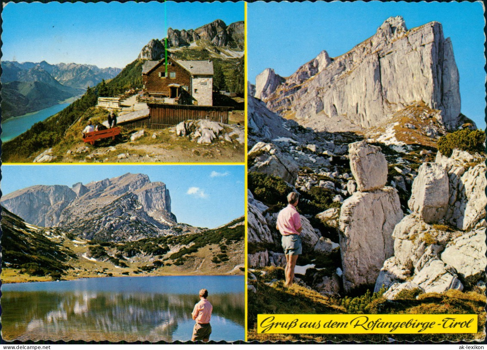 Alpen (Allgemein) Mehrbildkarte Erfurter Hütte, Rofanspitze 1980 - Non Classés