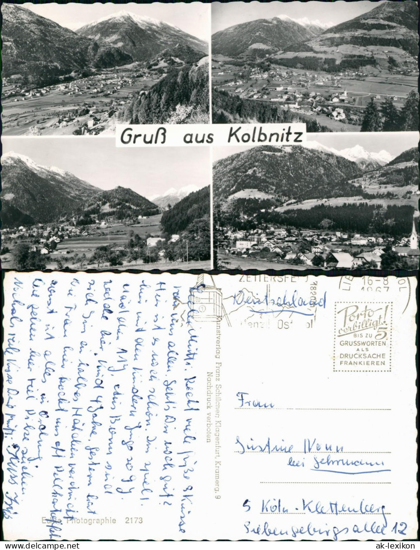 Ansichtskarte Kolbnitz Mehrbildkarte Mit 4 Orts- Bzw. Umlandansichten 1967 - Sonstige & Ohne Zuordnung