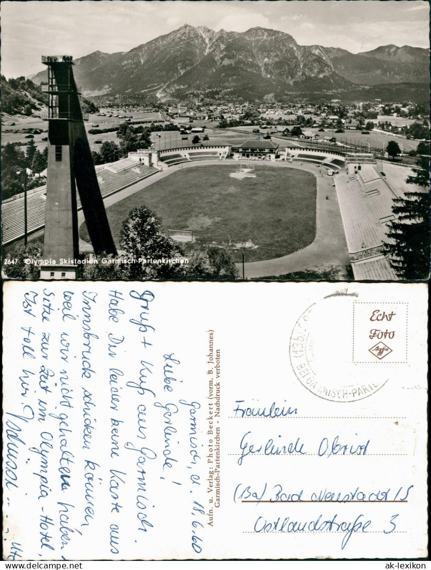 Garmisch-Partenkirchen Olympia Skistation Und Sprungschanze 1960 - Garmisch-Partenkirchen