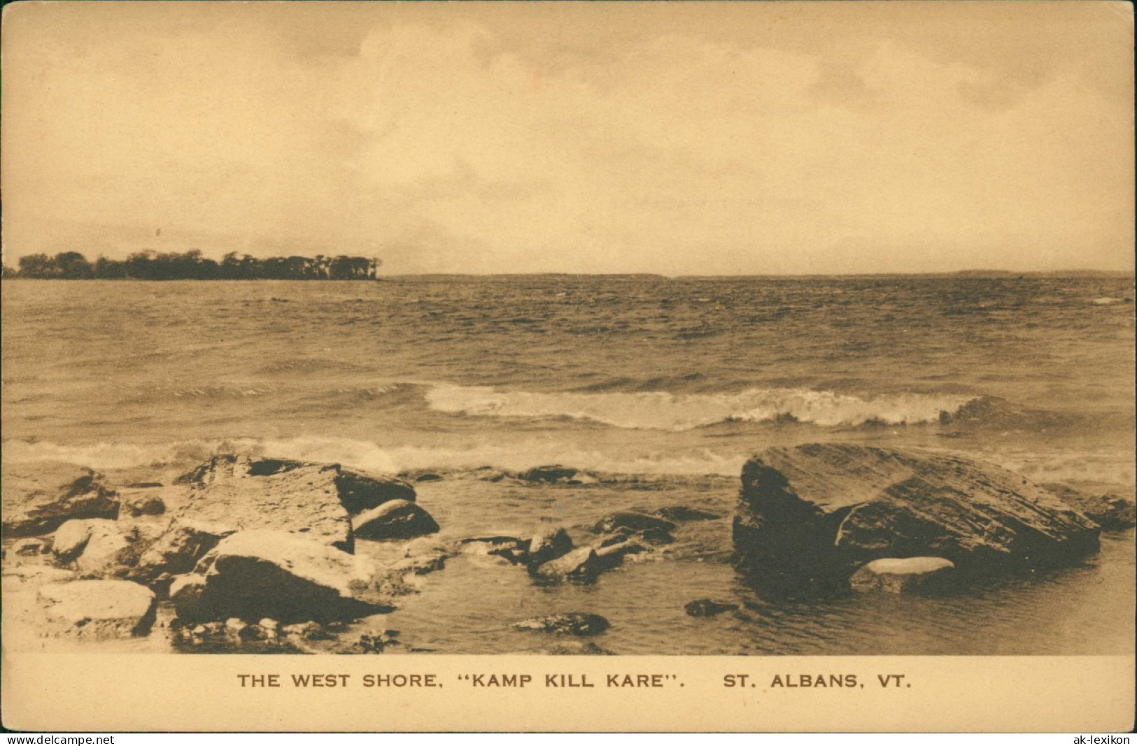 Postcard Saint Albans The West Shore 1928 - Sonstige & Ohne Zuordnung