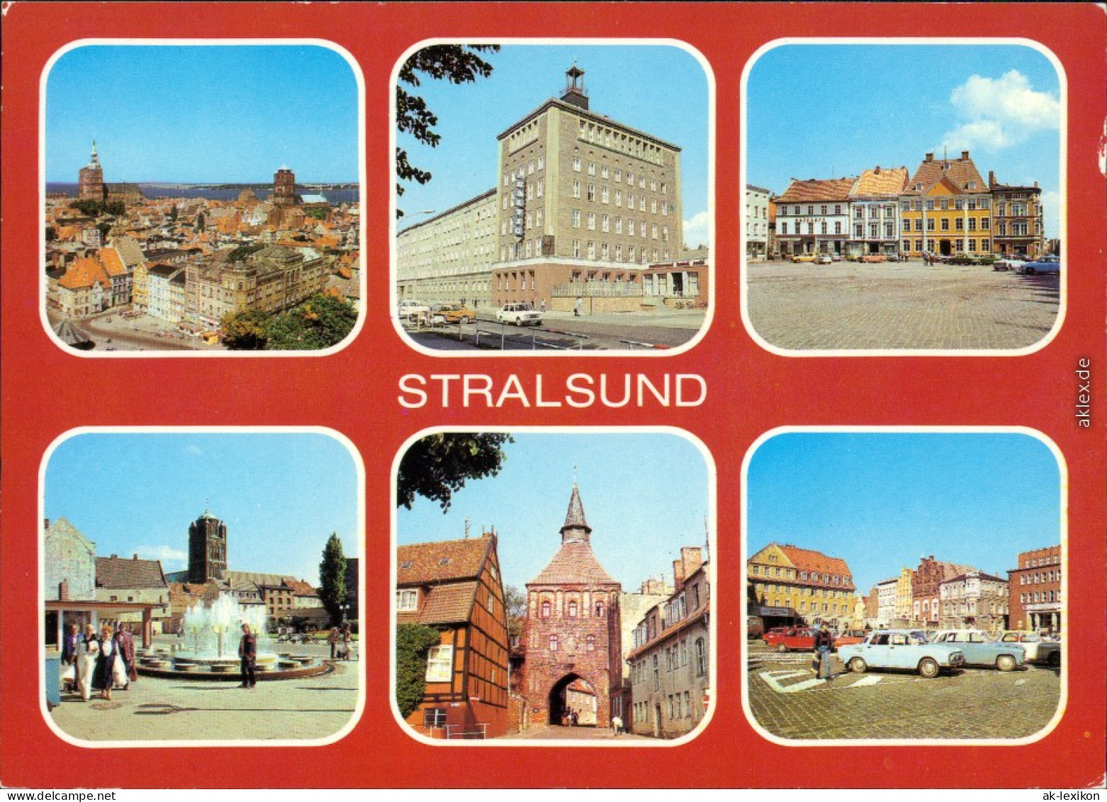 Stralsund Blick Vom Turm Der Marienkirche,  Alten Markt Ossenreyer Straße 1983 - Stralsund