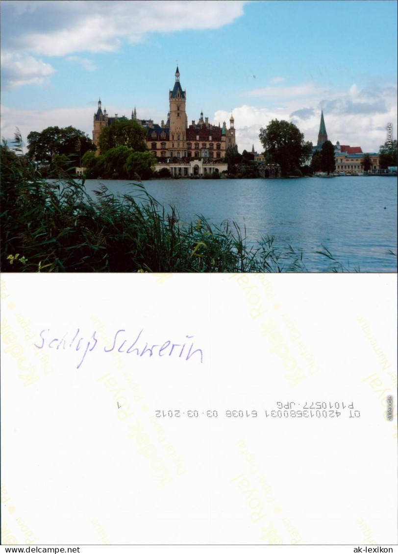 Ansichtskarte Schwerin Schweriner Schloss 2012 - Schwerin