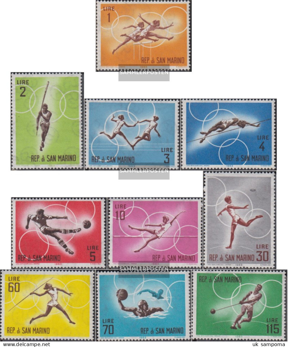 San Marino 782-791 (complete Issue) Unmounted Mint / Never Hinged 1963 Olympics Sommerspiele64 Tokyo - Ungebraucht