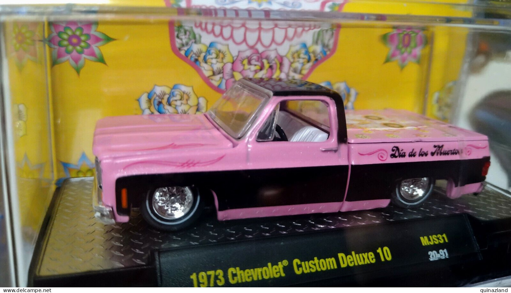 M2 Machines Dia De Los Muertos 1973 Chevrolet Custom Deluxe 10 (NG105) - Other & Unclassified