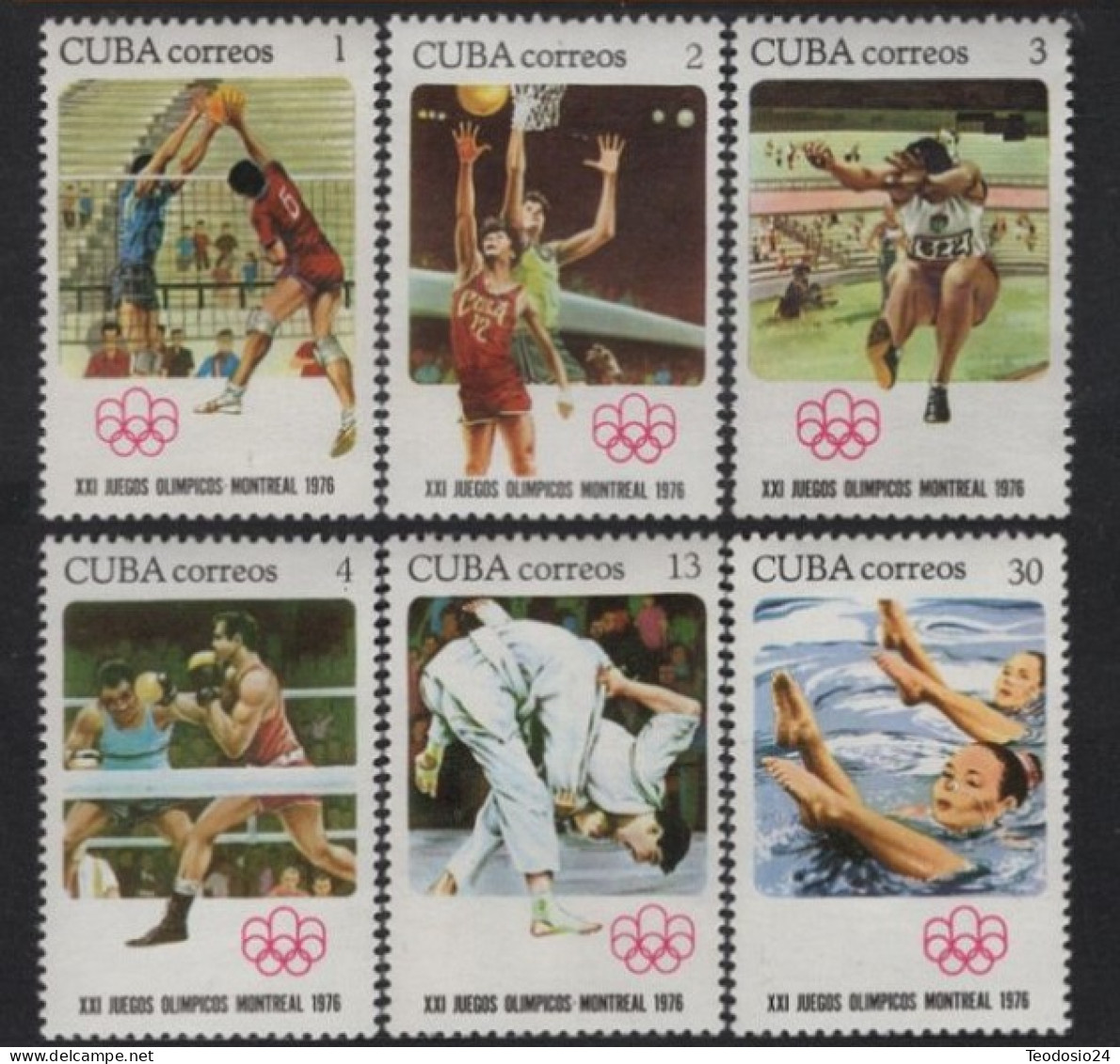 Cuba 1976  1930/6 ** - Neufs