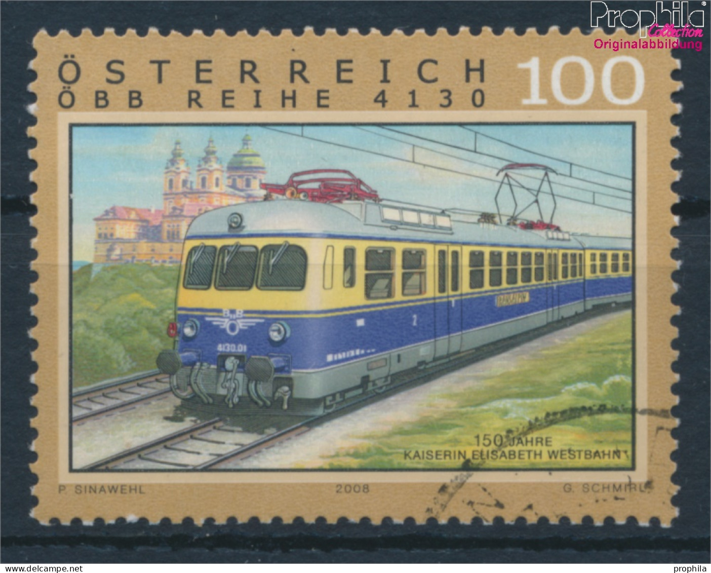 Österreich 2762 (kompl.Ausg.) Gestempelt 2008 Eisenbahnen - Baureihe 4130 (10404522 - Usados