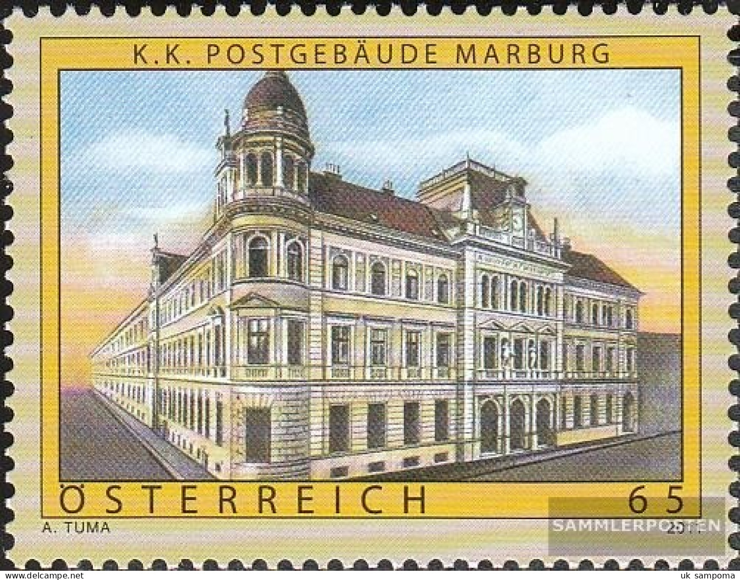 Austria 2906 (complete Issue) Unmounted Mint / Never Hinged 2011 Marburg To The Drava - Neufs