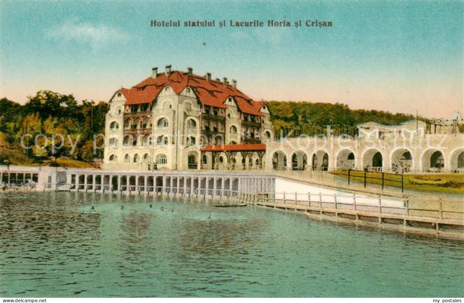 73831567 Baia Ocna Bad Salzburg RO Hotelul Statulul Si Lacurile Horia Si Crisan  - Roemenië