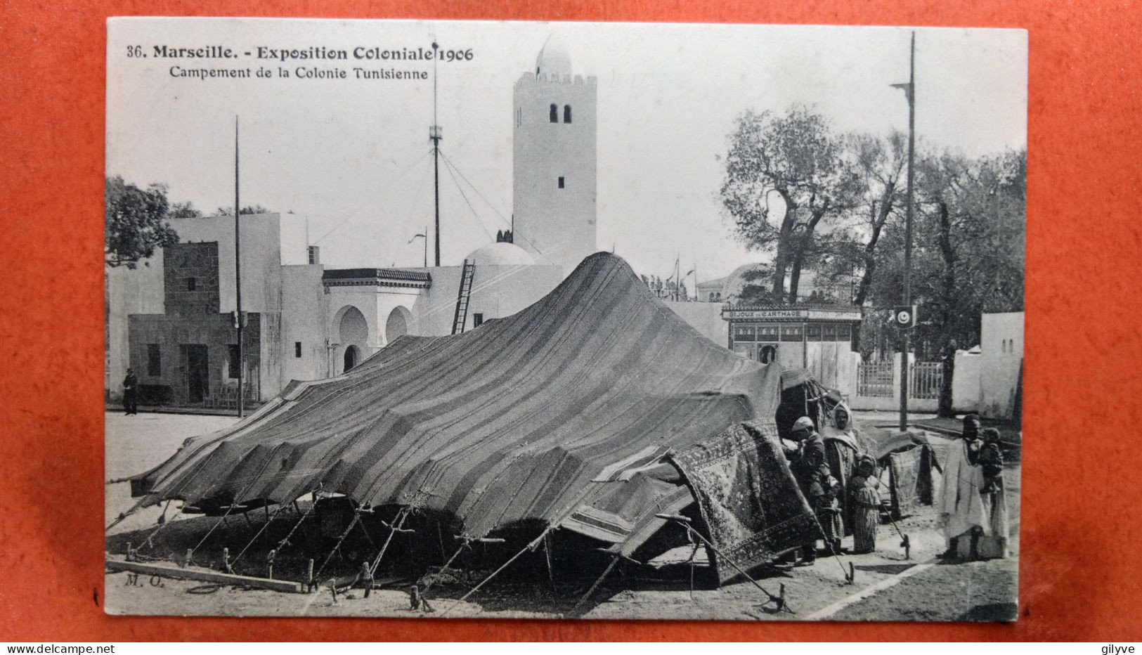 CPA (13) Marseille. Exposition Coloniale. Campement De La Colonie Tunisienne.  (7A.1212) - Expositions Coloniales 1906 - 1922