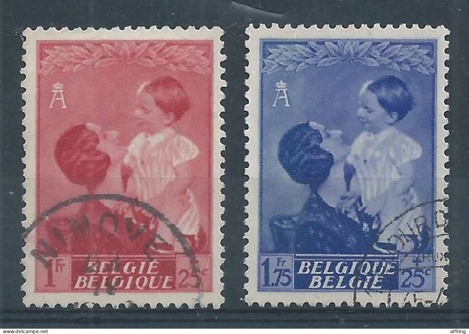 452+453   Obl.   Cote 5.00 - Used Stamps
