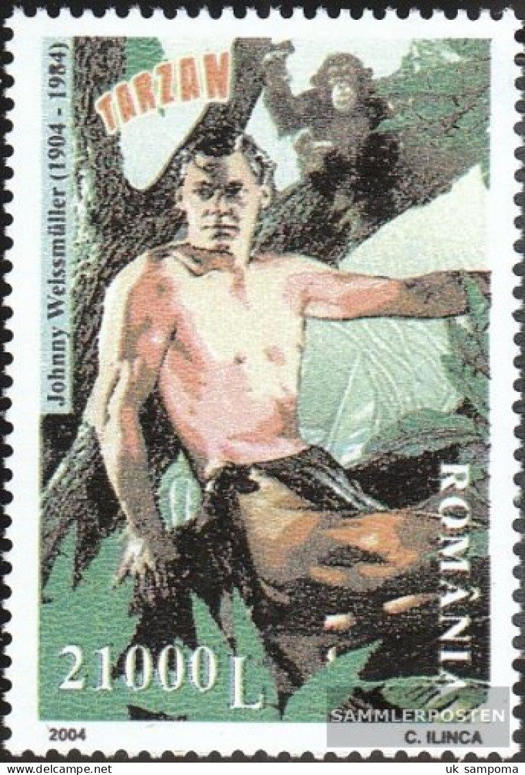 Romania 5835 (complete Issue) Unmounted Mint / Never Hinged 2004 Johnny Weissmüller - Neufs