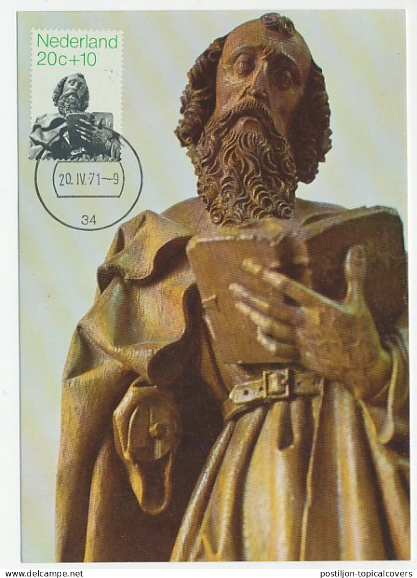 Maximum Card Netherlands 1971 Apostle Paul - Autres & Non Classés