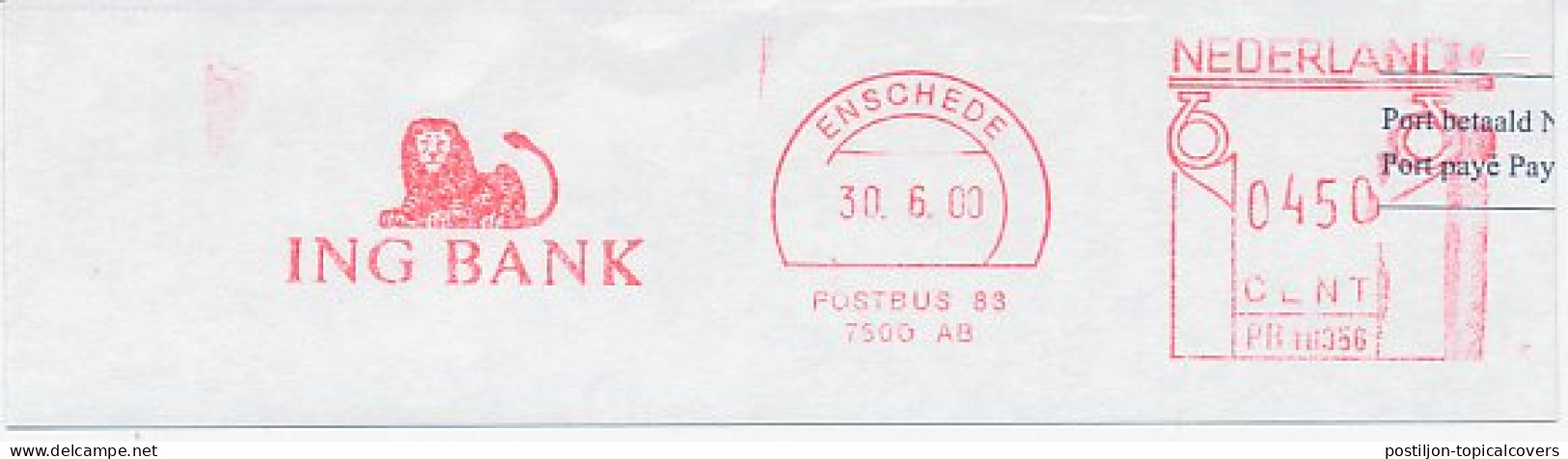 Meter Cut Netherlands 2000 Lion - ING Bank - Other & Unclassified