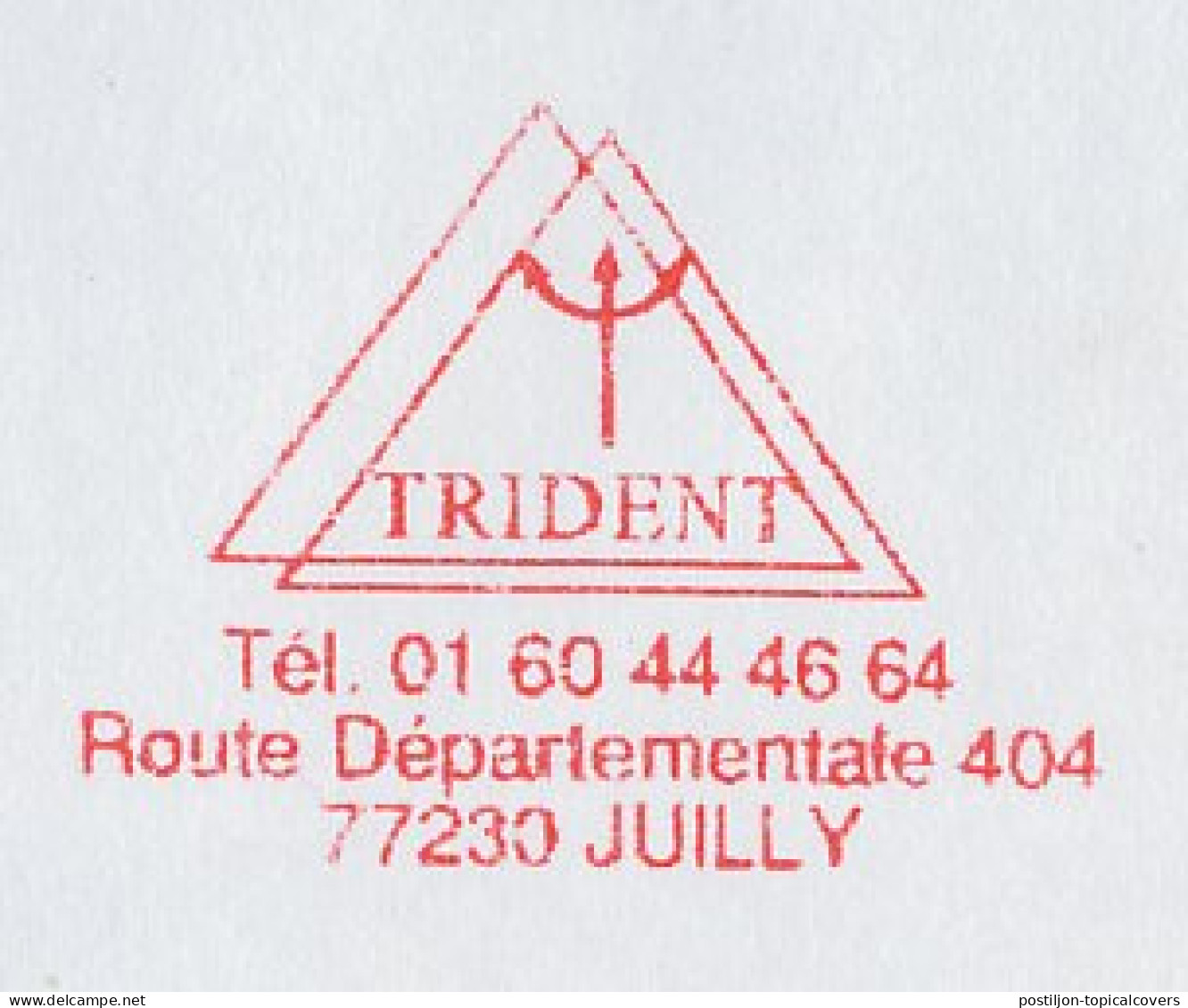 Meter Cover France 2002 Trident - Poissons