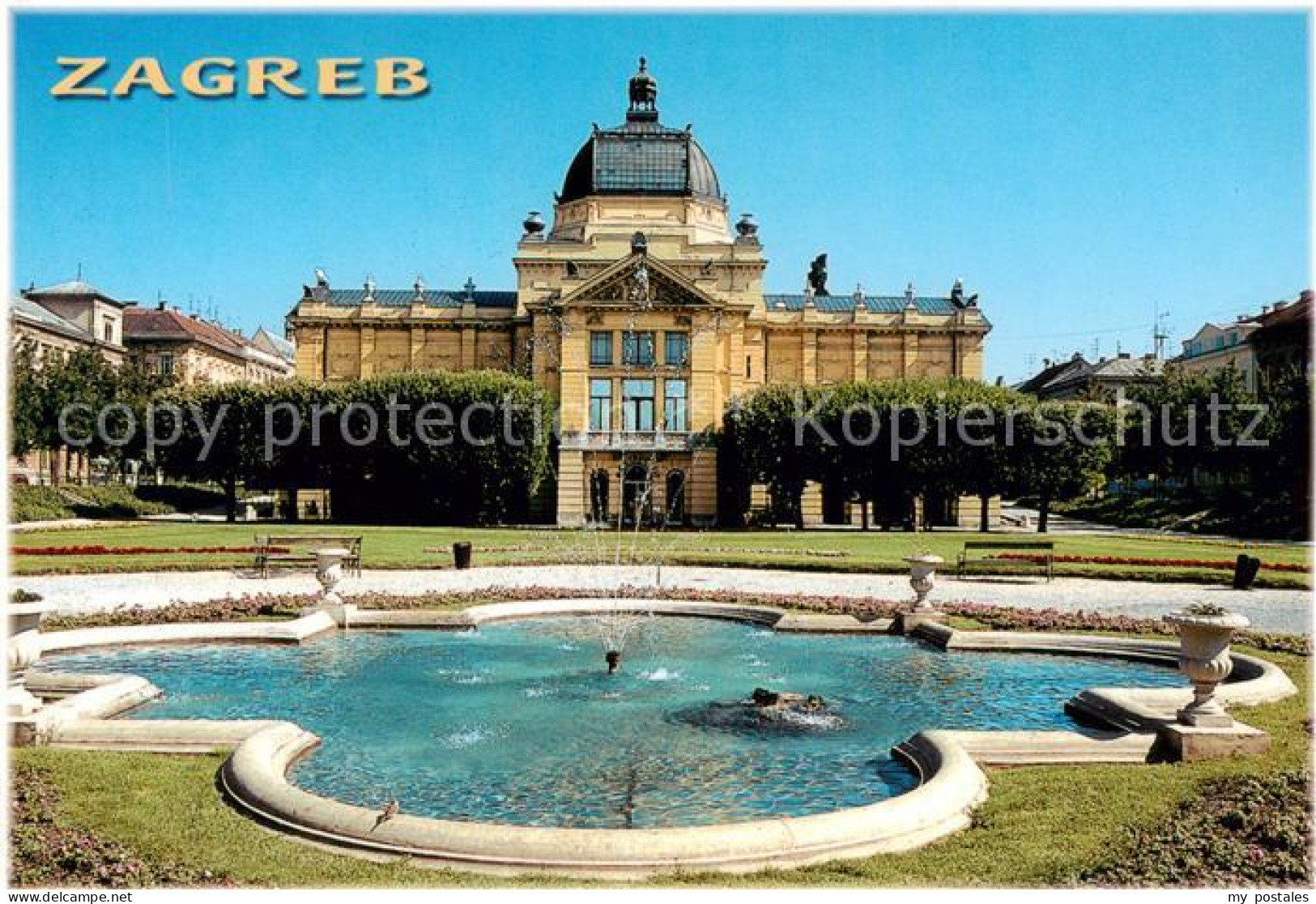 73797711 Zagreb Agram Croatia Schloss Brunnen  - Croatie