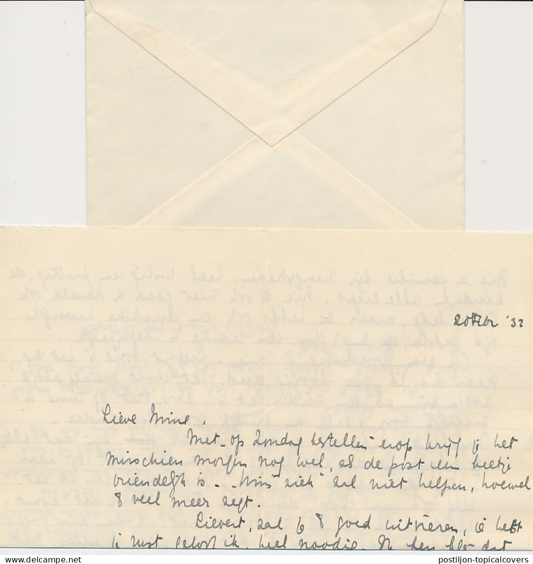Bestellen Op Zondag - Baarn - Rotterdam 1932 - Lettres & Documents