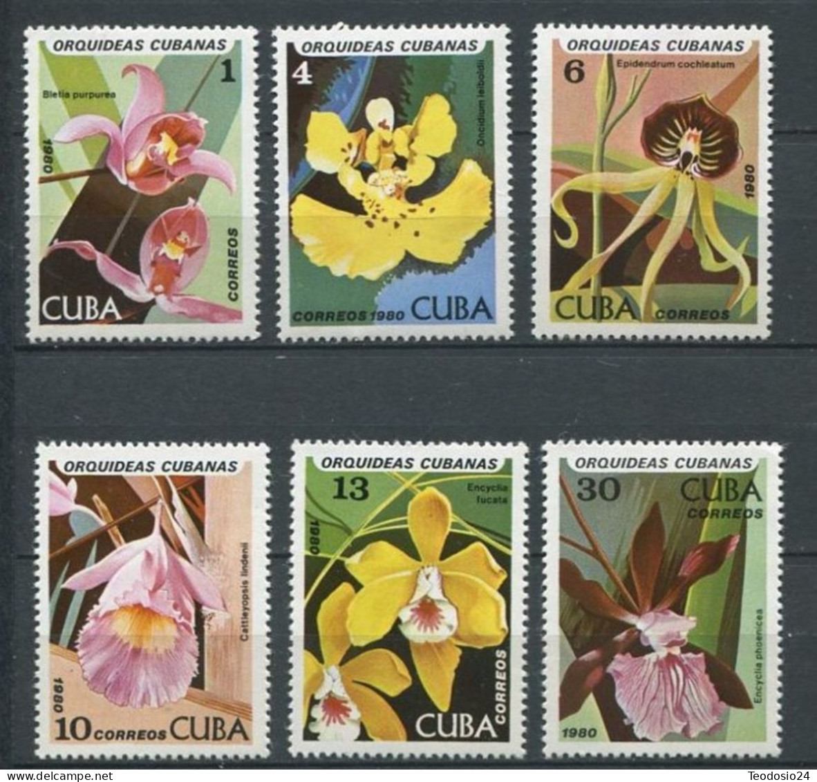 Cuba 1980  2191/6 ** - Unused Stamps