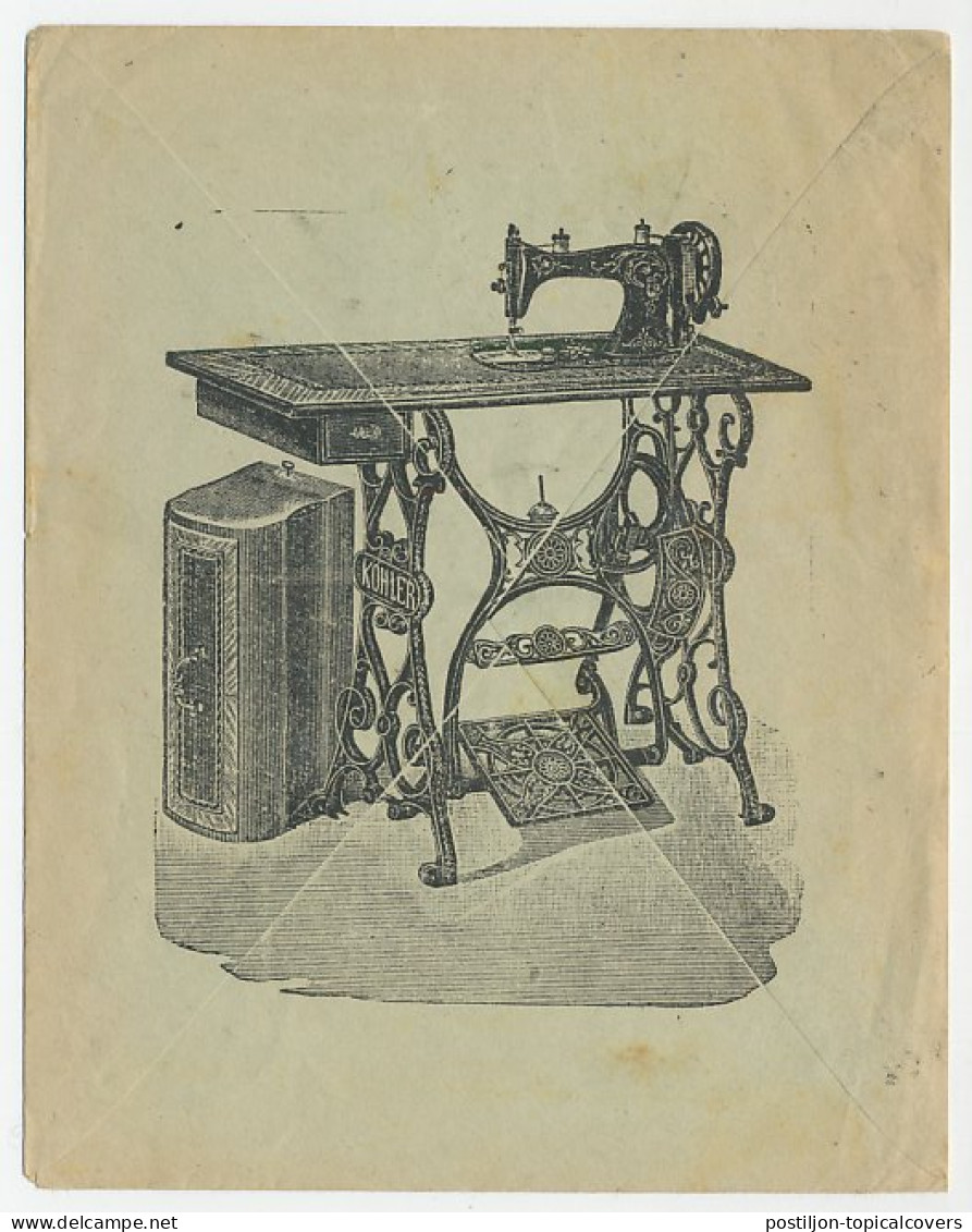 Illustrated Cover Czechoslovakia 1926 Sewing Machine - Kohler - Kostüme