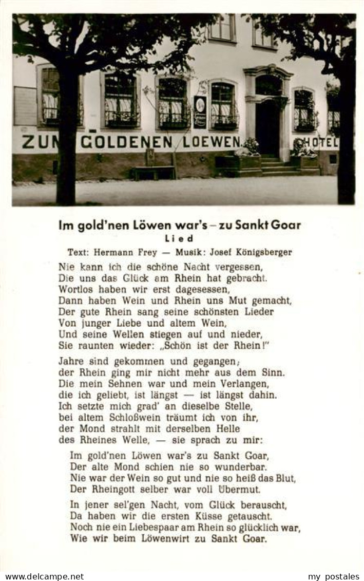 73797618 Sankt Goar Hotel Zum Goldenen Loewen  - St. Goar