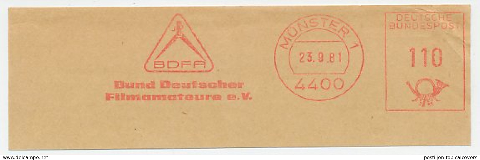 5.00 BDFA - Bund German Film Amateurs - Cinéma