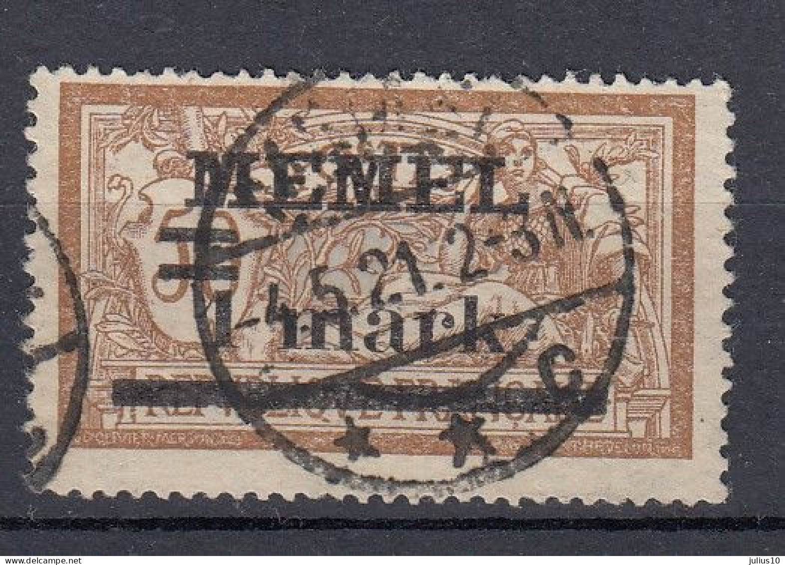 MEMEL 1920 Used(o) Mi 26 #MM13 - Memel (Klaipeda) 1923