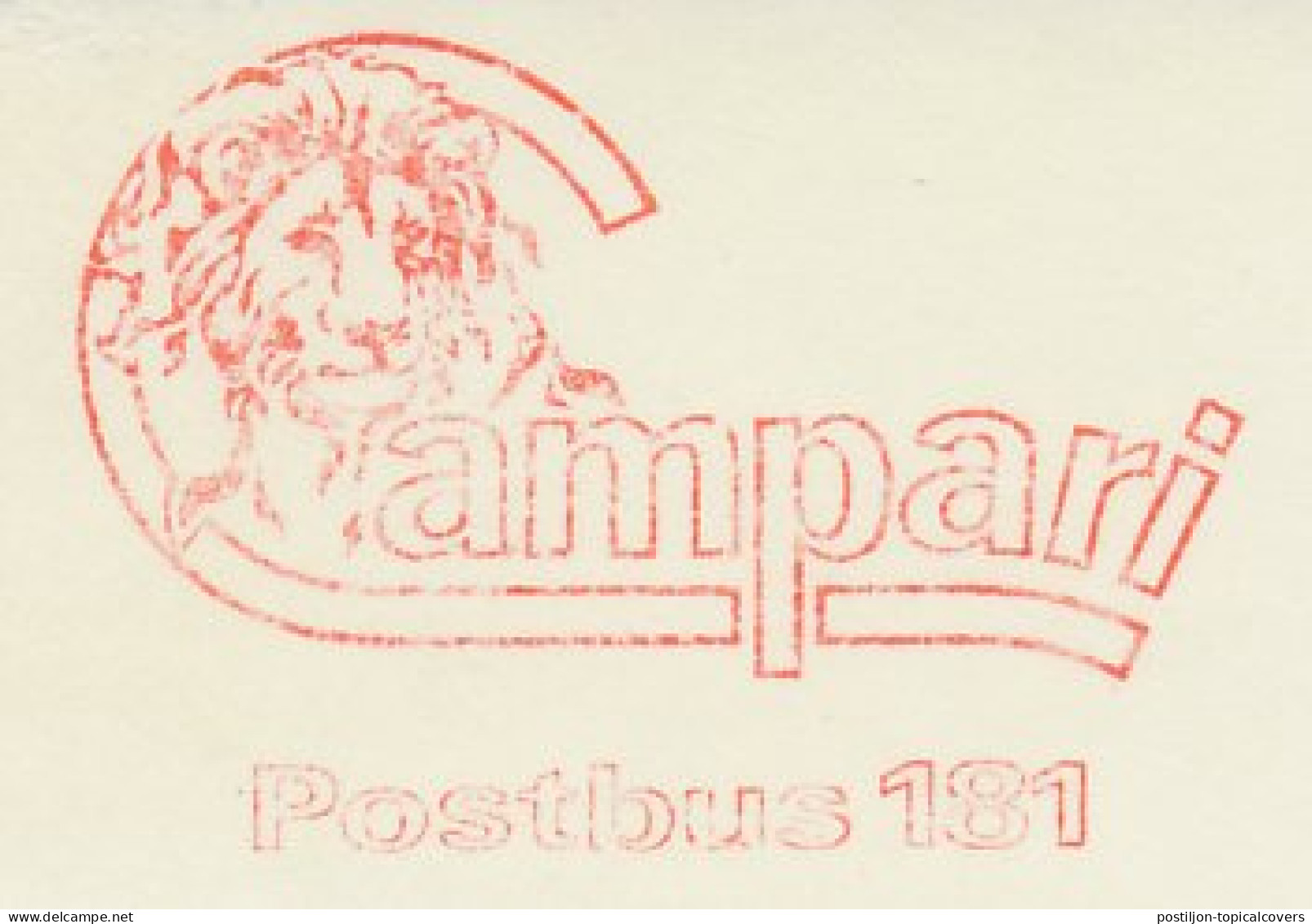 Meter Cut Netherlands 1975 Lion - Campari - Autres & Non Classés