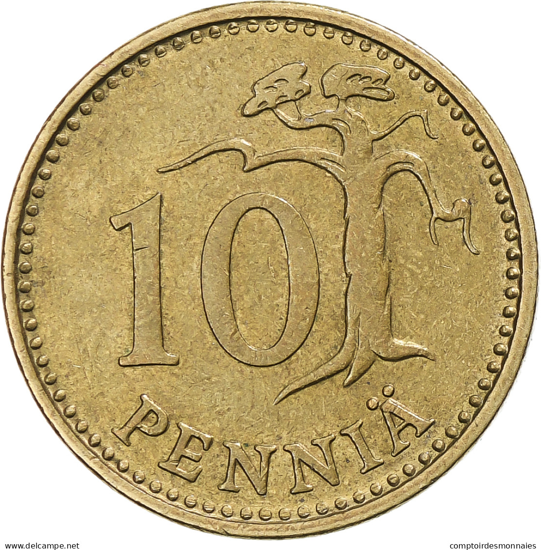 Finlande, 10 Pennia, 1976 - Finnland