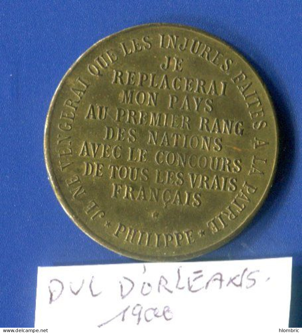 Duc  D'orleans   1900 - Royal / Of Nobility