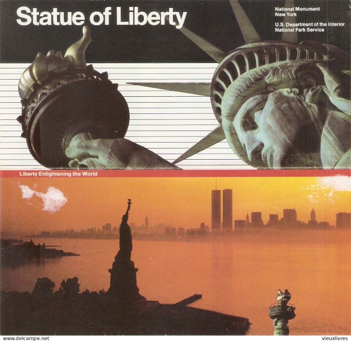 Statue Of Liberty SOL Statue De La Liberté New York Etats-Unis Tourist Flyer WTC 1987 - Reiseprospekte