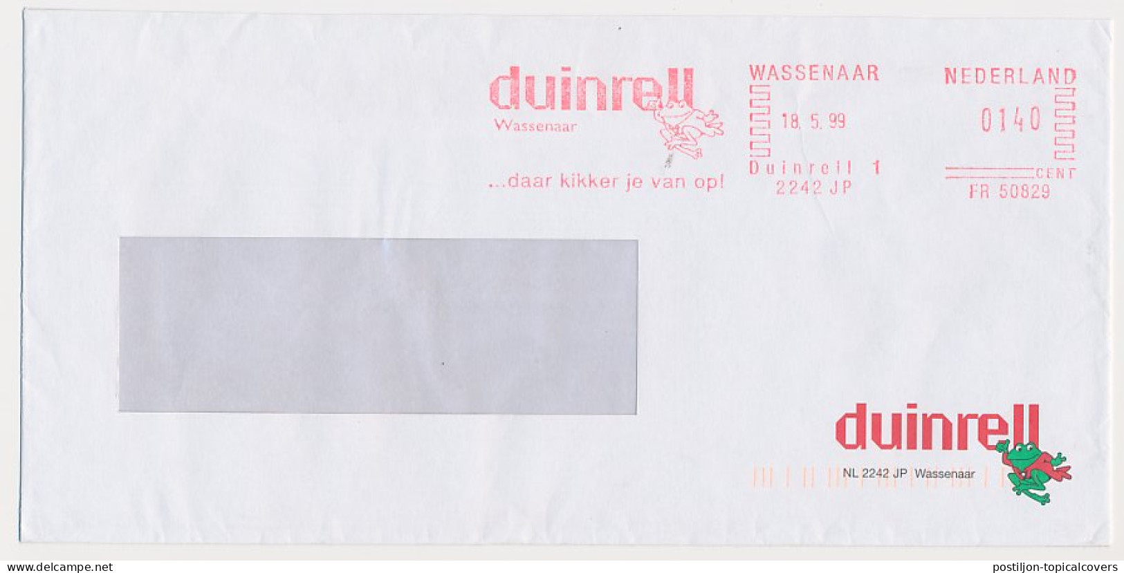 Meter Cover Netherlands 1999 Frog - Other & Unclassified
