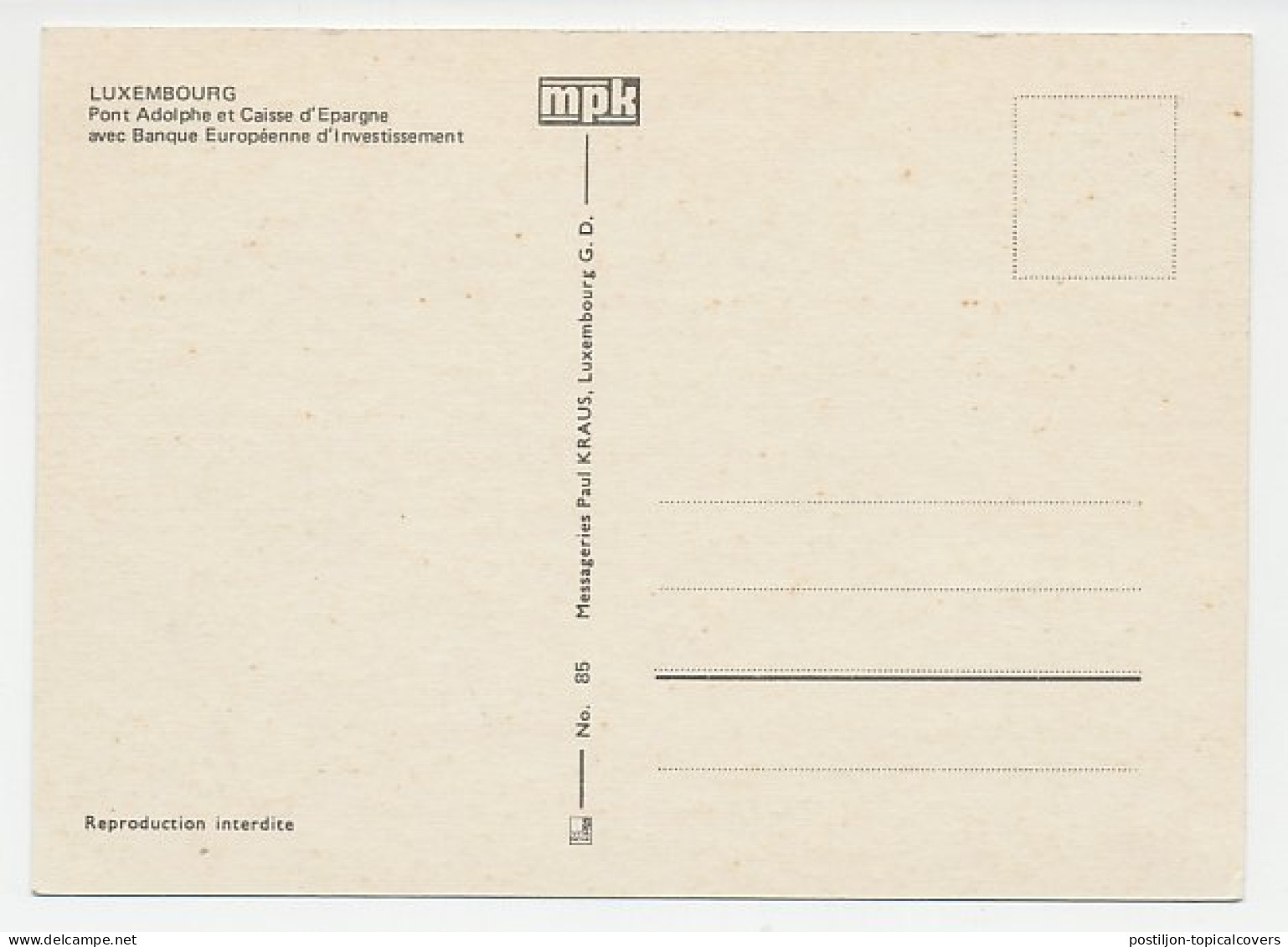 Maximum Card Belgium 1984 Bridge - Europa - Bruggen