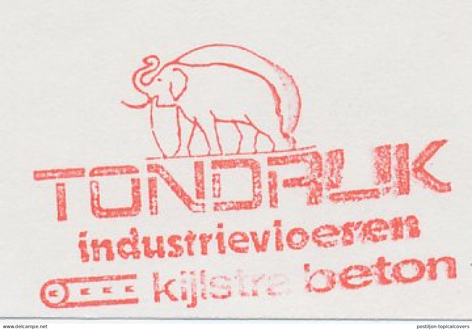 Meter Top Cut Netherlands 1979 Elephant - Autres & Non Classés