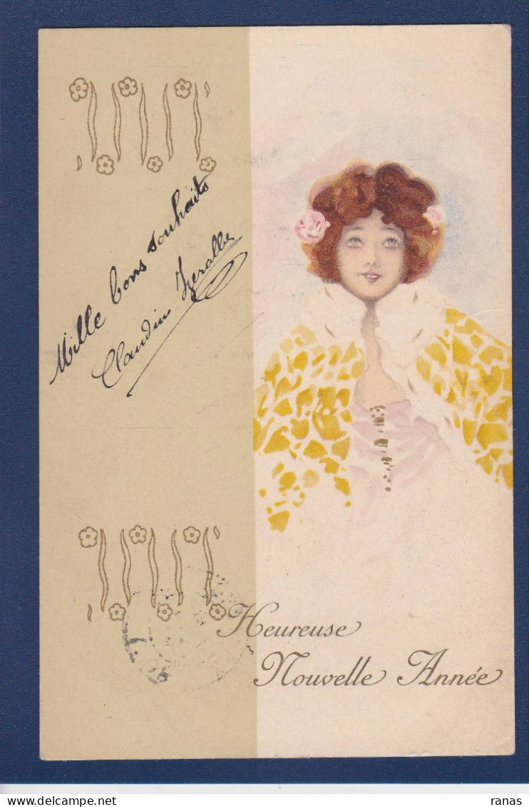 CPA Kirchner Raphaël Art Nouveau Femme Girl Woman Circulé - Kirchner, Raphael