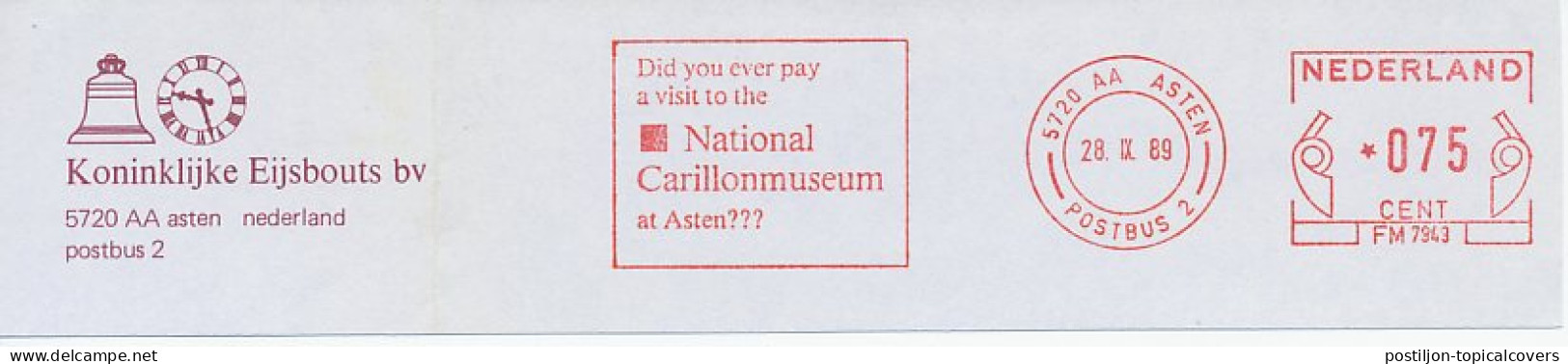 Meter Top Cut Netherlands 1989 Carillon - National Carillonmuseum - Music