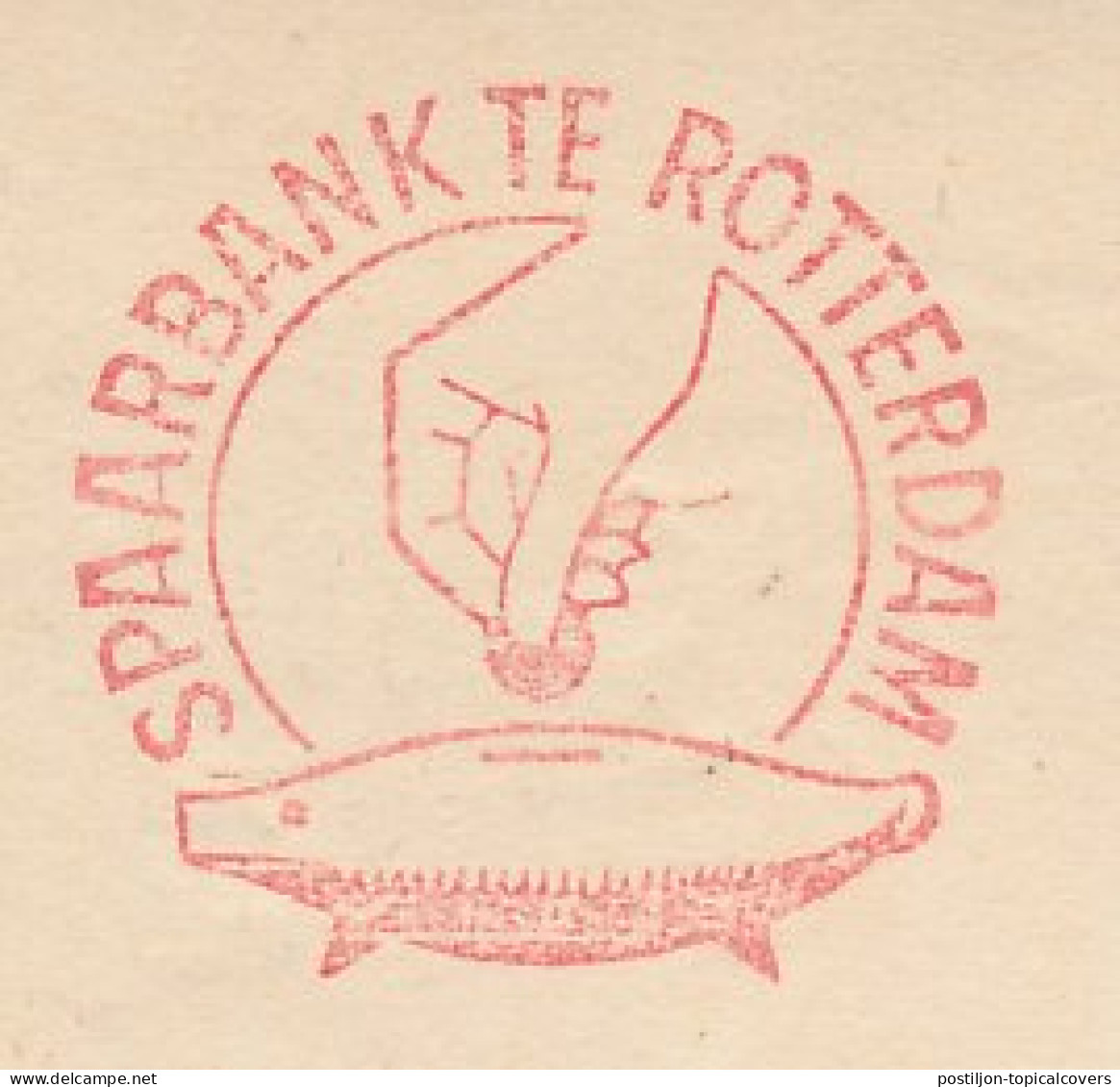 Meter Card Netherlands 1954 Piggy Bank - Rotterdam - Non Classés